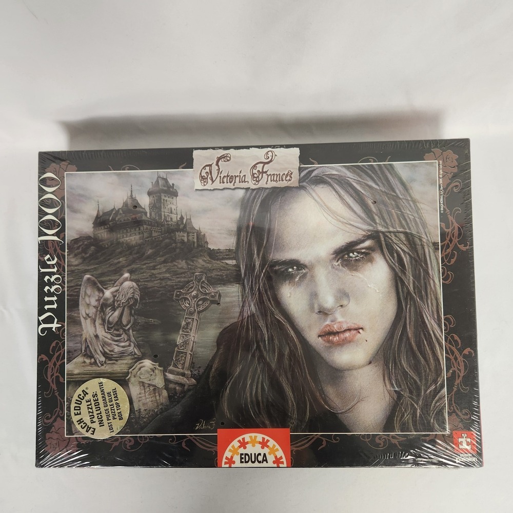 Sealed Educa Puzzle‎ Victoria Frances "Tears on Ice" 14477 1000 pc Gothic Rare